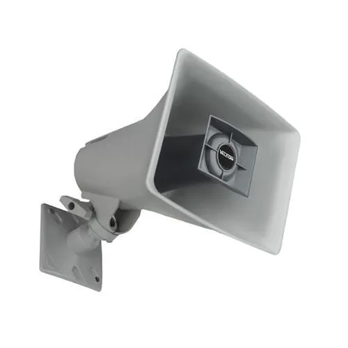 Valcom V-1036C-GY One-Way Indoor/Outdoor High-Efficiency Built-in 15W Horn, Gray