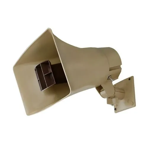 Valcom V-1038 One-Way High-Efficiency Built-in 30W Horn, Beige