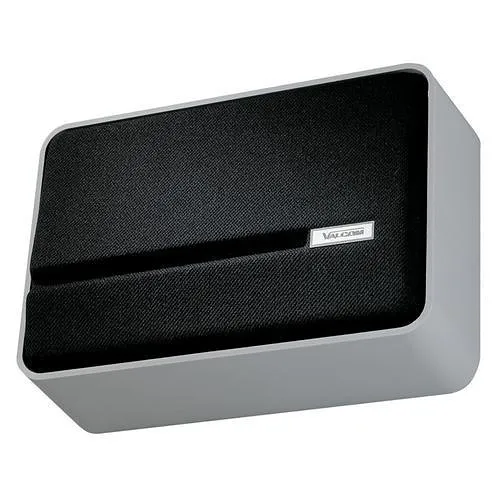 Valcom V-1042A-BK Wall Speaker, Self-Amplified, 24VDC, 50mA, Black Grille, Black