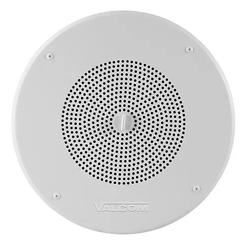 Valcom V-1420 Signature Series 8" High-Fidelity Round Ceiling Speaker, 1-Way