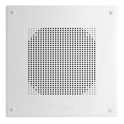 Valcom V-1961 8 Ohms Wall / Ceiling Square Speaker, Talkback