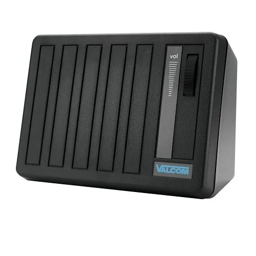 Valcom V-763-BK 1-Way Desktop / Wall Speaker, Black