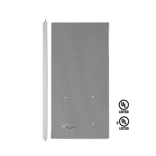 Valcom V-9021 Lay-In Ceiling Speaker with Backbox, One-Way, 1x2'