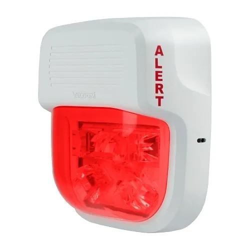 Valcom V-998-RD LED Strobe for Alert Notification, Red