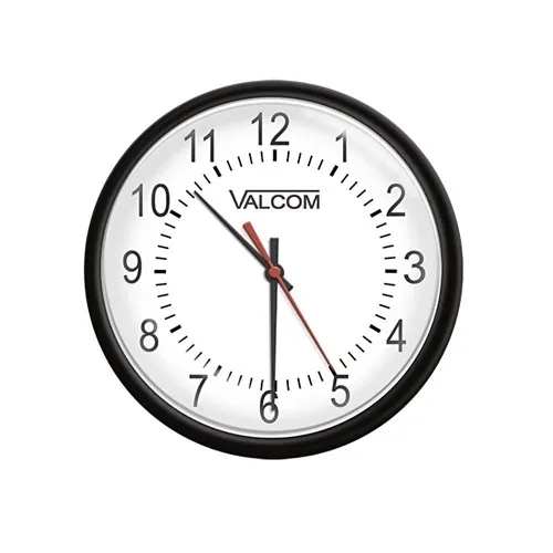 Valcom V-AW12BLP 12" Wireless Analog Clock, 110VAC/24VDC