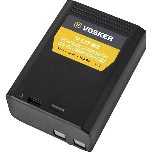 VOSKER V-LIT-B3 Extra Rechargeable Lithium Battery Pack for VOSKER V300 and VKX Mobile Security Cameras