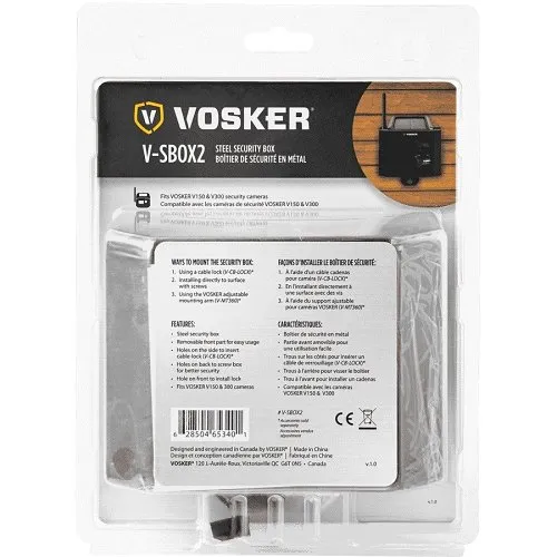 VOSKER V-SBOX2 Metal Security Box for V150 and W300 Security Cameras