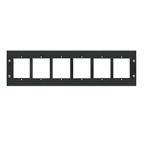 Valcom V-VCPANEL-BK 6-Port Rack Mount Volume Control Panel, 3U, Black