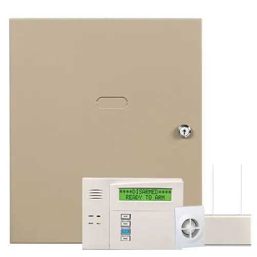 Honeywell Home V128BP-KT58 VISTA Light Commercial Burglary Alarm 128-Zones and 8-Partitions, Custom Alpha Display Keypad, Unlimited Zone Light Commercial Fire Wireless Receiver and Two-Tone Siren Kit