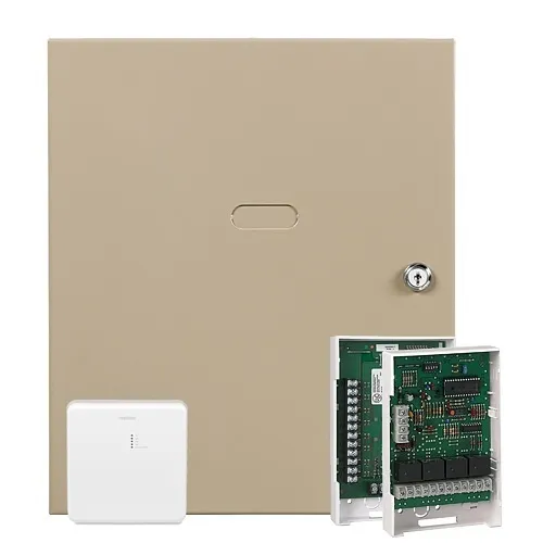 Honeywell Home V128BPT-KT94 Intrusion Kit with VISTA-128BPT Commercial Burglary Panel, 4204 Relay Module, (3) 4208U 8-Zone Expander, LTEM-PV Verizon Communicator