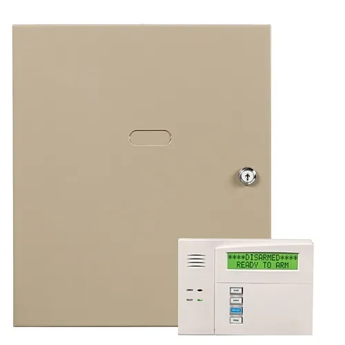 Honeywell Home V128BPTKT1 VISTA Light Burglary Alarm 128-Zones and 8-Partitions, 2x 7" Touchscreen Keypad with Annunciation, 3x Multisystem 8-Zone Remote Point Module and Multi-Path Communicators