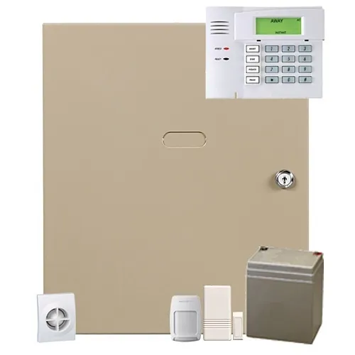 Honeywell Home V1550RFCKT20 Intrusion Kit with VISTA-15P Residential Control Panel, 6150RFC Keypad, (3) 5816WMWH Contacts, 5800PIR-RES Motion Detector, Wave2 Siren, 467 Sealed Lead Acid Battery