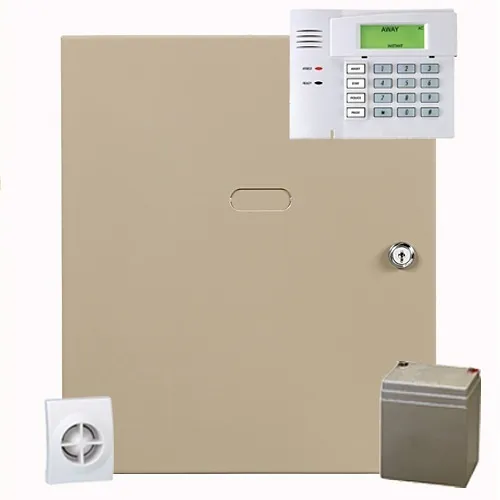 Honeywell Home V1550RFKS1 Intrusion Kit with VISTA-15PSIA Residential Control Panel, 6150RF Keypad, Wave2 Siren, 467 Sealed Lead Acid Battery
