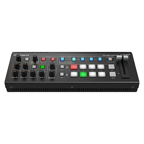 Roland V1HDPLUS Roland V-1HD+ Compact HD Video Switcher with HDMI Inputs, Multiview HDMI Outputs and 14-Channel Digital Audio Mixer