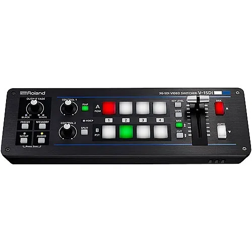 Roland V1SDI Roland V-1SDI 3G-SDI 4-Channel HD Video Switcher with SDI Inputs, HDMI Inputs and Multiview HDMI Output