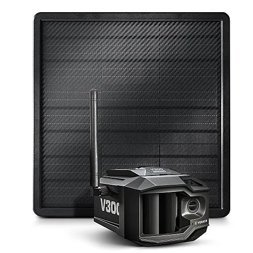 VOSKER V300-ULT-US Solar Powered 4G LTE Autonomous Cellular Outdoor Security Camera with Solar Power Bank