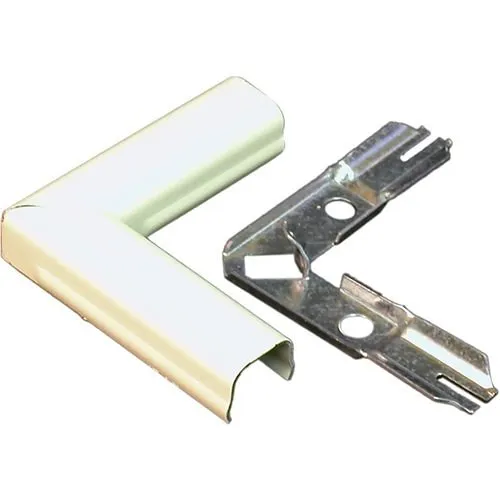 Wiremold V511 500 Flat Elbow Fitting, Ivory