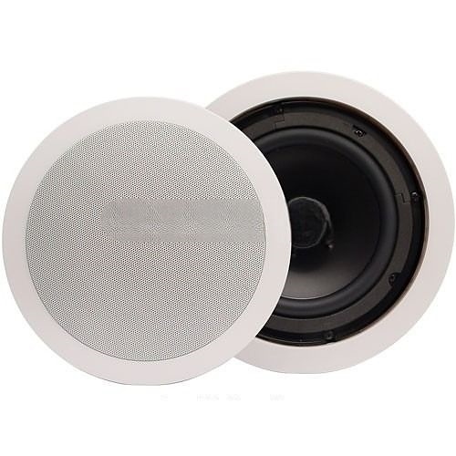 AudioSource AS602E4BULK 2-Way 6.5" In Ceiling Speaker with 3/4" Pivoting Tweeter, 80W