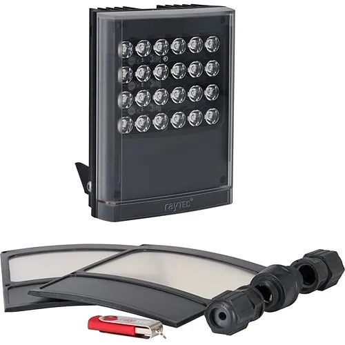 Raytec VAR2-IPPOE-I8-1 Long Range Infra-Red Network Illuminator, Black