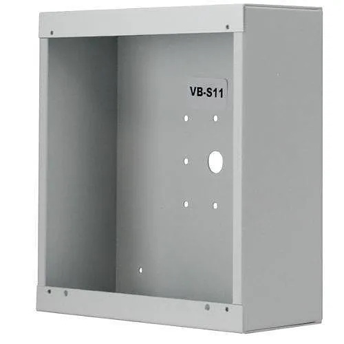 Valcom VB-S11 Indoor Surface Backbox for Square Speaker Faceplates, White