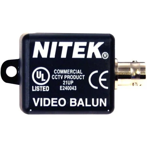 Nitek VB37F Video Balun for UTP Category Cables, for Transmission of CCTV Video