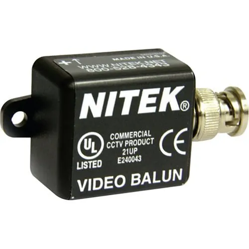 Nitek VB37M Video Balun for UTP Category Cables, Mounts to Camera or Video Source