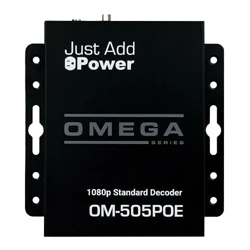 Just Add Power OM-505POE 3G Ultra Series 2G/3G 1080P Receiver, 505 PoE (Previous VBS-HDIP-505POE)