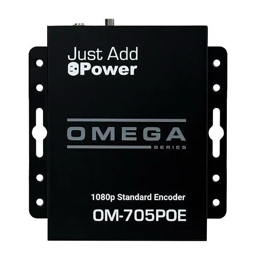 Just Add Power OM-705POE HD over IP Gigabit PoE Transmitter, 1080p, 10W PoE (Previous VBS-HDIP-705POE)