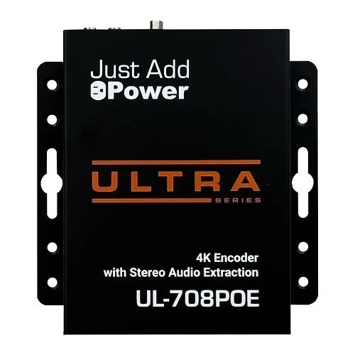 Just Add Power UL-708POE 3G Ultra Series 4K Transmitter with Stereo Out (Previous VBS-HDIP-708POE)