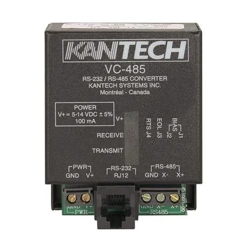 Kantech VC-485 Multi-Function RS-232 to RS-485 Communication Interface