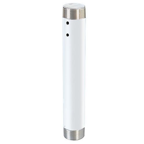 Chief CMS012W Fixed Extension Column, 12" with 1.5" NPT on Both Ends, TAA Compliant, White
