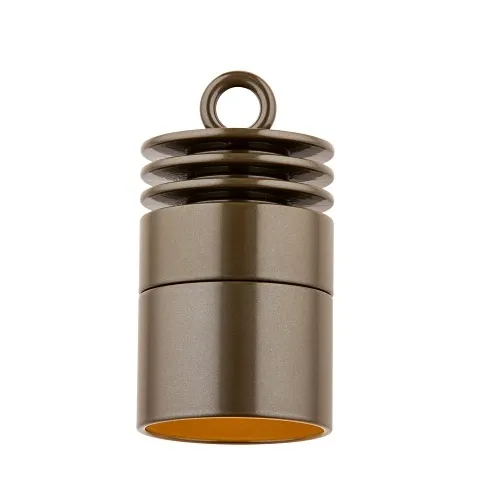FX Luminaire VE-3LED-BZ VE Series 3-LED Hanging Down Light, Bronze Metallic