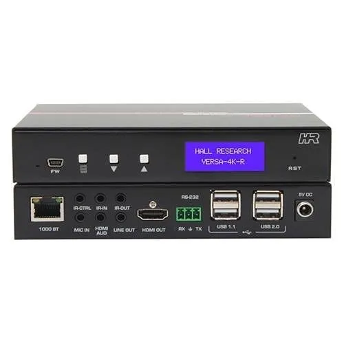Hall VERSA-4K-R Hall ERSA-4K-R Video USB Extension for Point to PoE Receiver