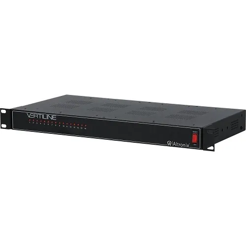 Altronix VERTILINE33TDV CCTV Power Supply, 16 PTC Outputs, 12V DC at 16A, 220V AC, 1U