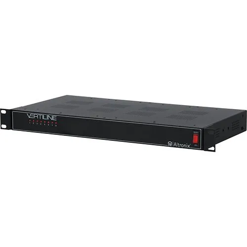 Altronix VERTILINE3D CCTV Power Supply, PTC Outputs, 12VDC at 8A, 115VAC, 1U
