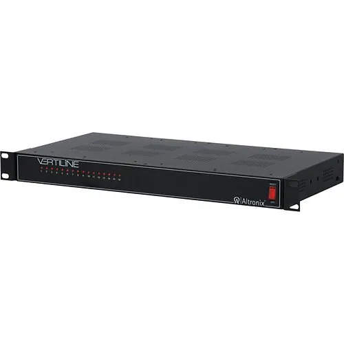 Altronix VERTILINE63TD Power Supply, 16 PTC Outputs, 24VDC at 16A, 115VAC, 1U
