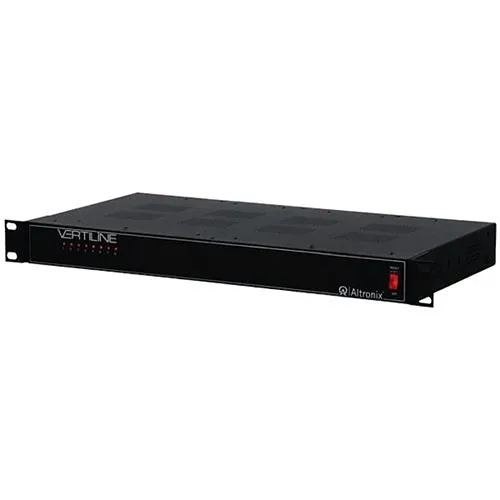 Altronix VERTILINE6D Power Supply, PTC Outputs, 24VDC at 8A, 115VAC, 1U