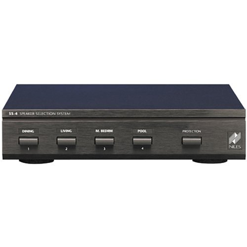 Niles SS-4 Standard Speaker Selector for Pairs of Speakers, Black