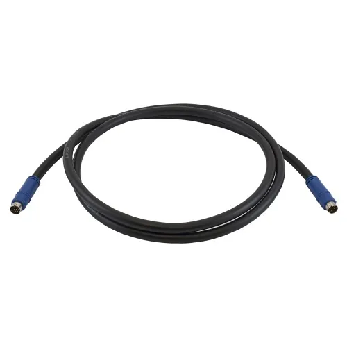 Hubbell VGA6P35BK 8-Pin Patch Cord, Plenum, AV, 35', Black