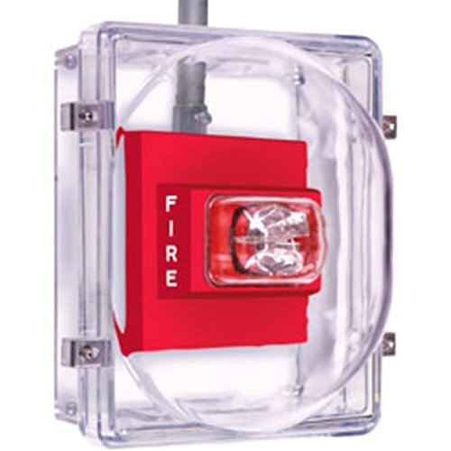 STI 1221D Stopper Dome and Strobe Damage Stopper and Open Back Box with Conduit Knockout