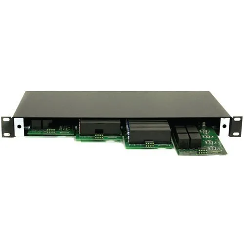 Nitek VH3200 Modular Card Cage, 1U Height, Black