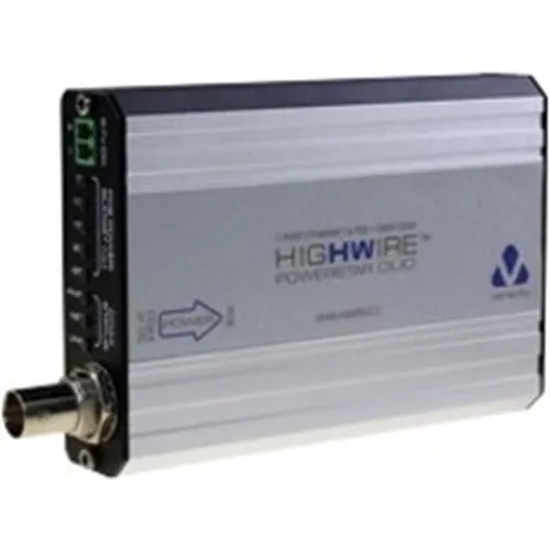 Veracity VHW-HWPS-C2 HIGHWIRE Powerstar Duo 2-Port PoE Switch Over Coax Cable