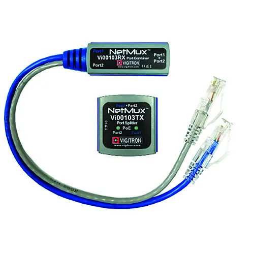 Vigitron Vi00103 NetMux Ethernet and PoE Port Multiplexer