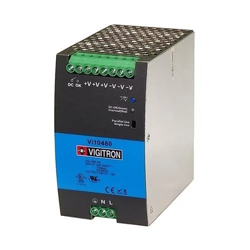 Vigitron Vi10480 480W Hardened Din Rail Power Supply