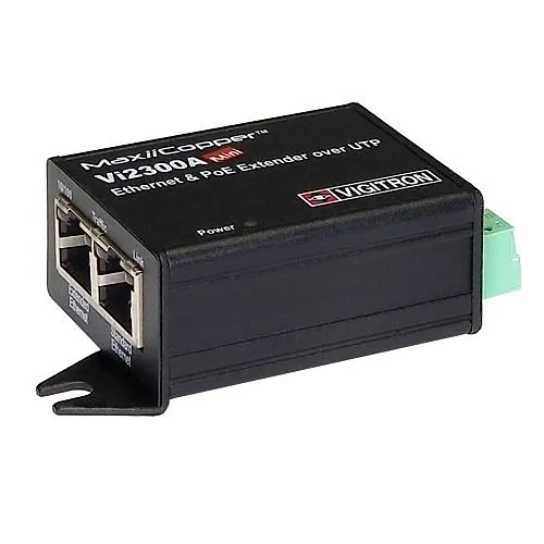 Vigitron Vi2300A Mini MaxiiCopper High-Speed/High Power Ethernet Extender Over UTP