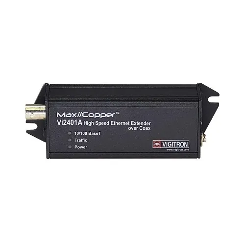 Vigitron VI2401 (NON-A) MaxiiCopper Single Port Ethernet Extender Over Coax, Cable Extenders