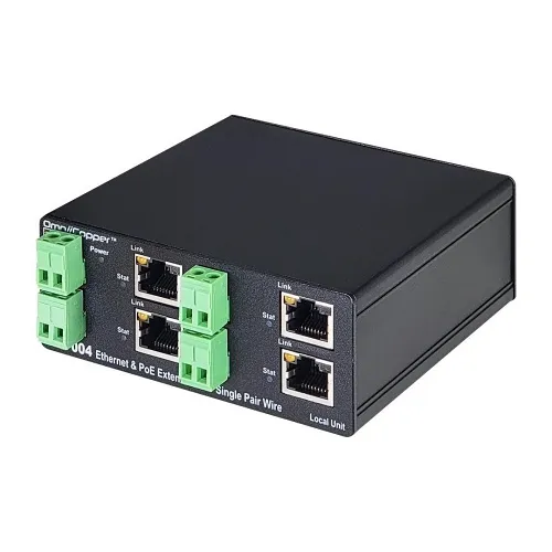 Vigitron VI27004 4-Port Ethernet / PoE Receiverer Over Single-Pair Wires