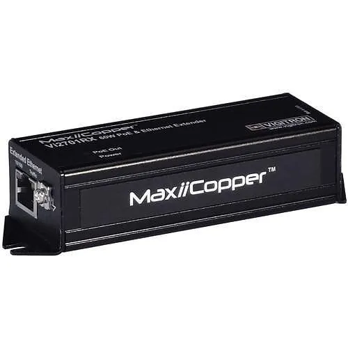 Vigitron VI2701RX SFP Module, 1-Port Ethernet/60W PoE Extender Over UTP