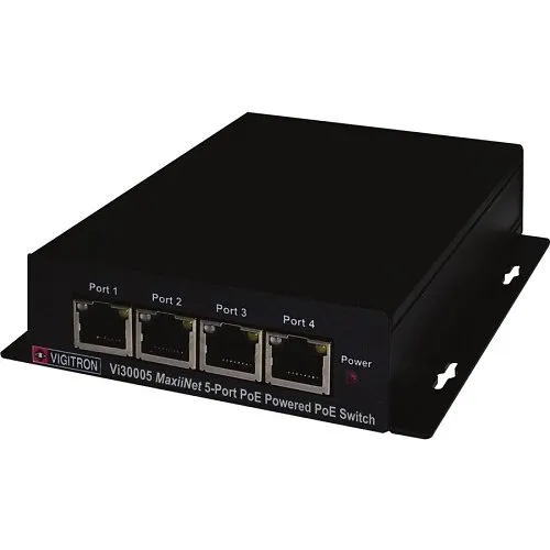 Vigitron Vi30005 Maxiinet 5-Ports 1G, 1000mbps, PoE Powered Switch