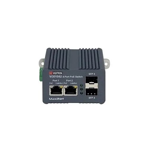 Vigitron VI30104U 4-Port Layer 2 1G PoE Switch
